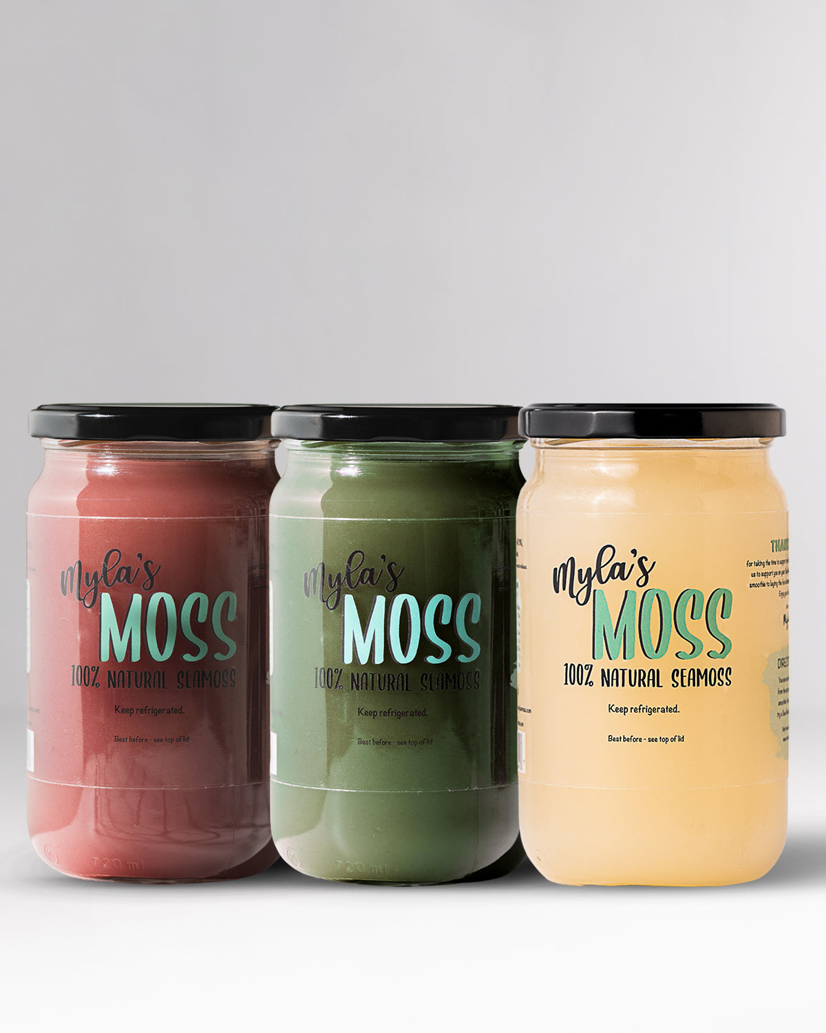 Seamoss Gel Bundle - Purple & Gold (720ml each) – Mylas Moss